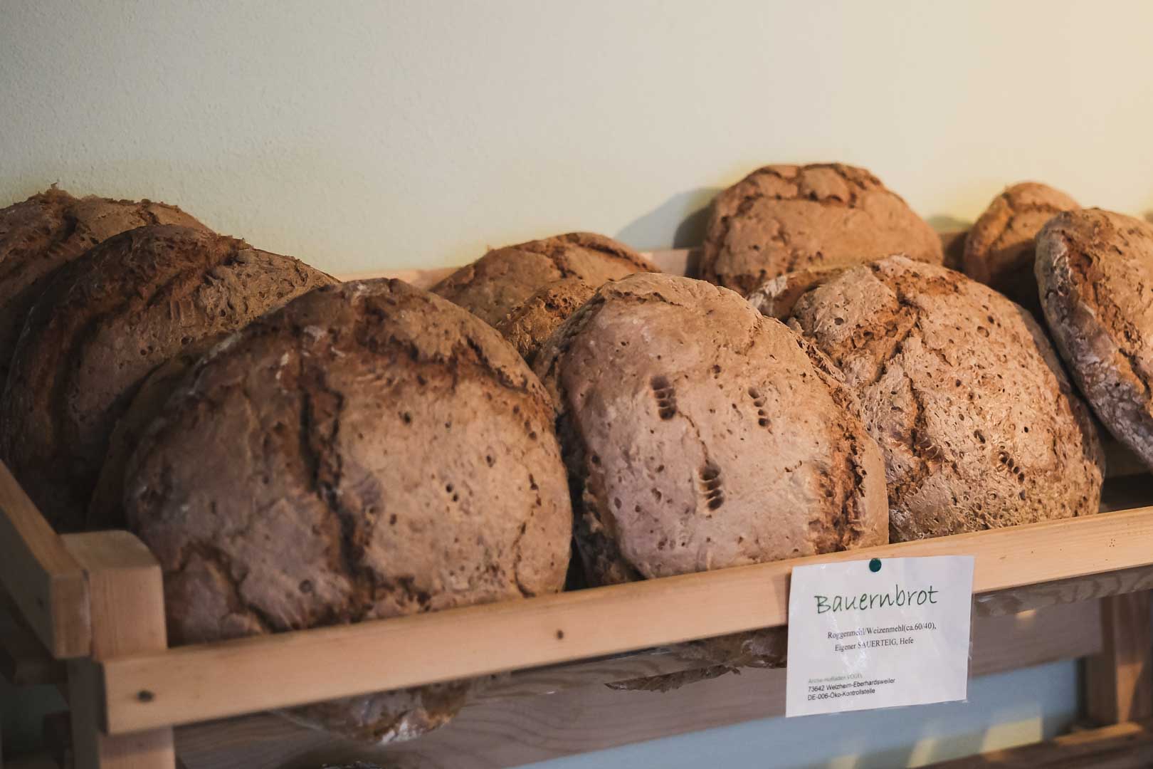 Bauernbrot Bauernbrot im Hofladen