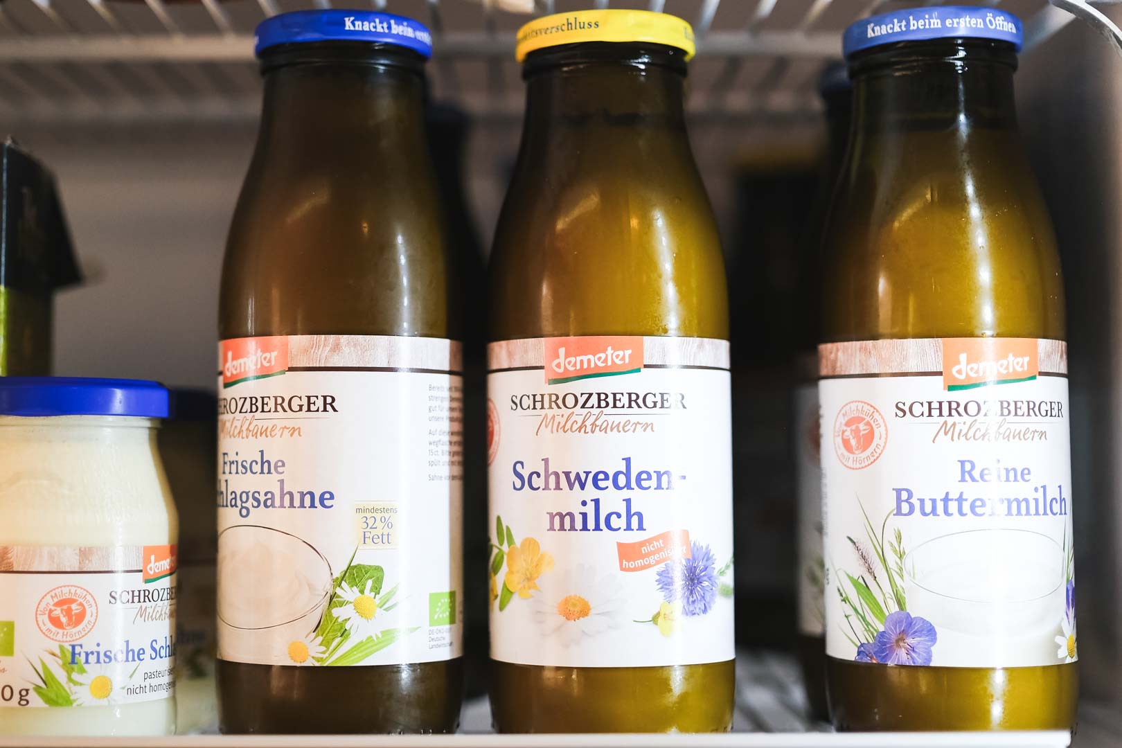 Schwedenmilch Milch in Flaschen