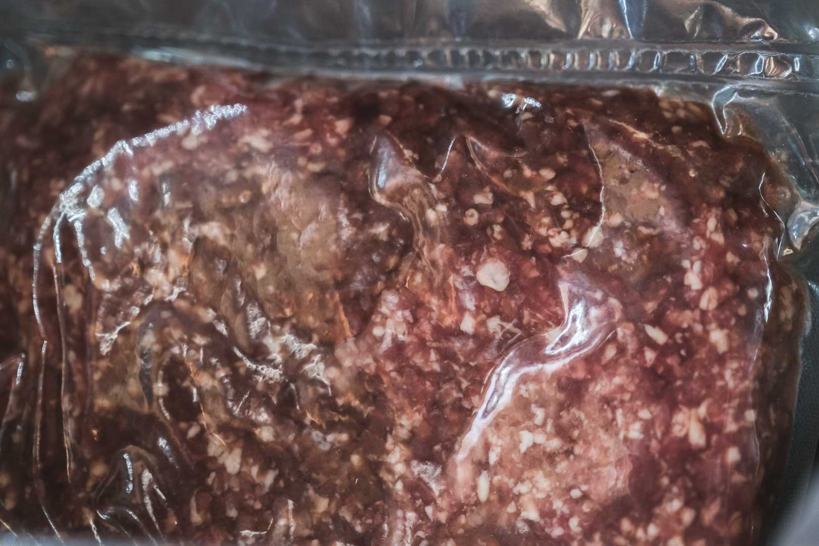 Hackfleisch Hackfleisch im Kühlschrank