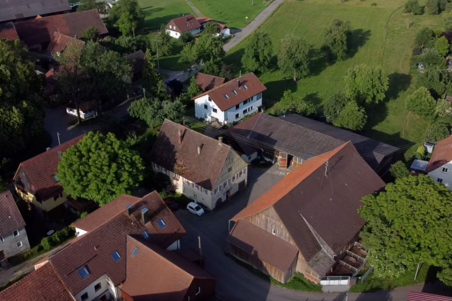 Biohof Vogel Luftbild Luftbild vom Biohof Vogel
