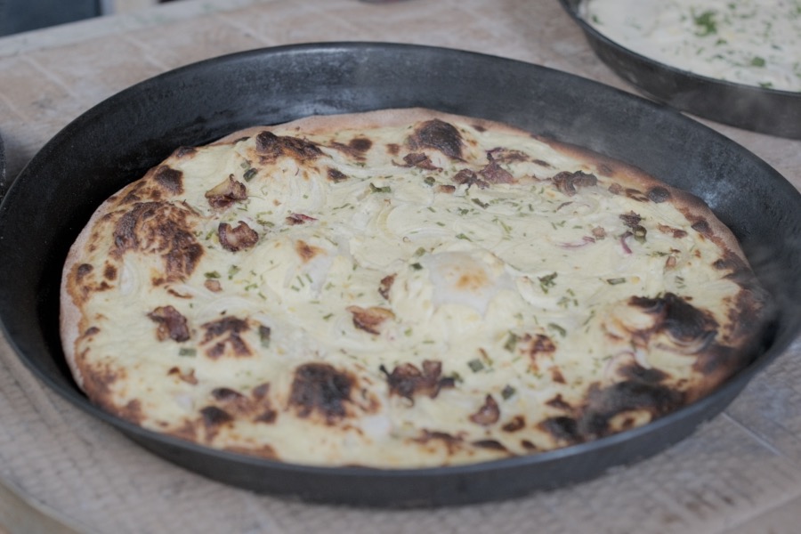 Salzkuchen Salzkuchen frisch aus dem Holzofen