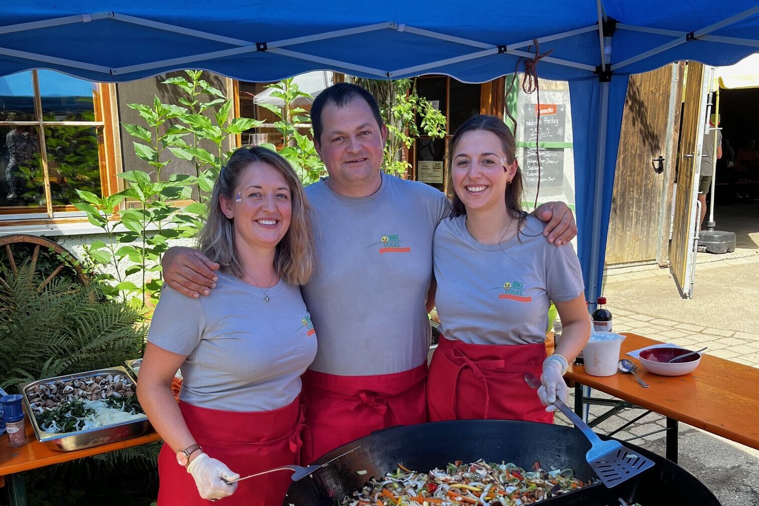 Portrait von den Geschwistern Sophia, Martin und Hanna
